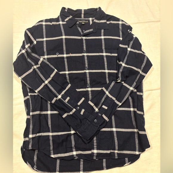 One of a kind flannel with patch! - Picture 3 of 5